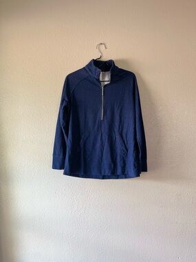 LULUS B.  Tucker + Tate Navy Quarter-Zip Pullover